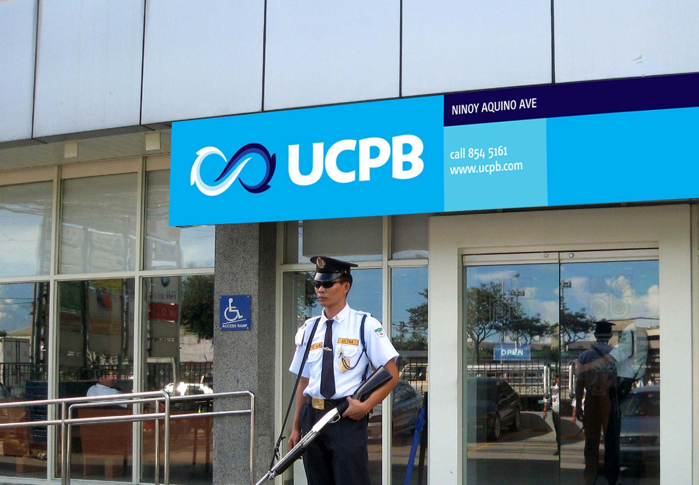 Brand Consultancy in Financial Services Industry. Signage for UCPB.